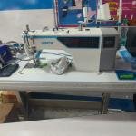 JACK JK- A4C-C SINGLE NEEDLE INTEGRATED COMPUTERIZED LOCKSTITCH INDUSTRIAL SEWING MACHINE WITH COMPELETE SET