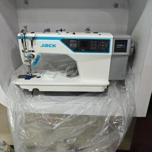 JACK JK- A4C-C SINGLE NEEDLE INTEGRATED COMPUTERIZED LOCKSTITCH INDUSTRIAL SEWING MACHINE WITH COMPELETE SET