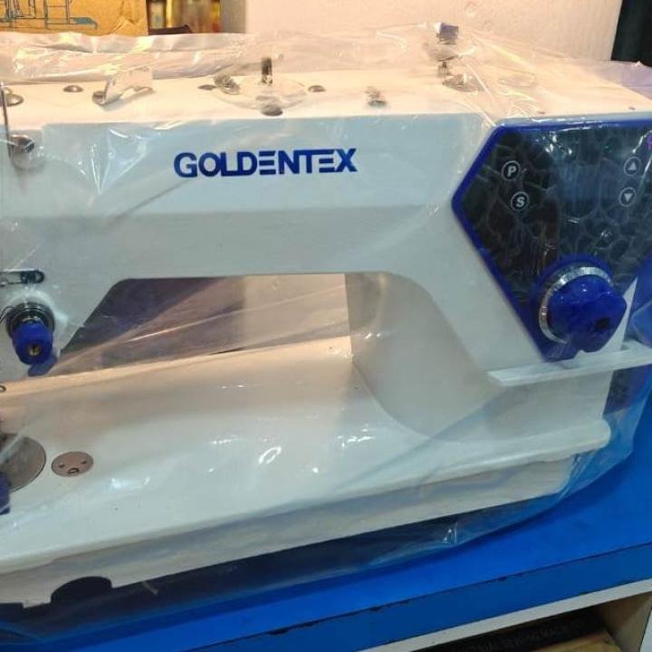 GOLDENTEX GLD-V9 DD SINGLE NEEDLE LOCKSTITCH INDUSTRIAL SEWING MACHINE WITH COMPELETE SET