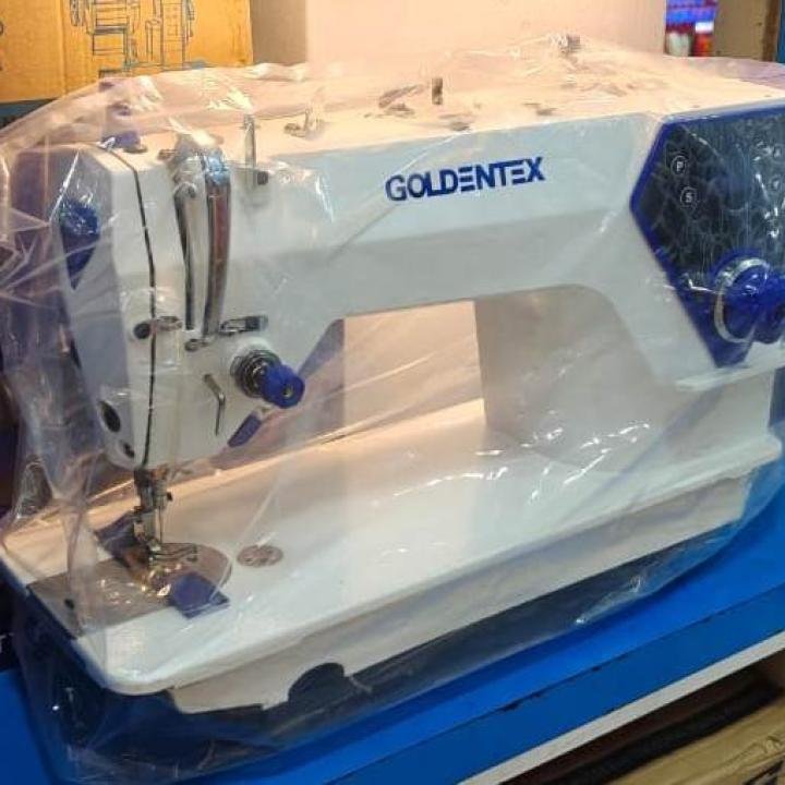 GOLDENTEX GLD-V9 DD SINGLE NEEDLE LOCKSTITCH INDUSTRIAL SEWING MACHINE WITH COMPELETE SET