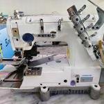 JACK JK-8009HF-04064-254P 4 NEEDLE WAST BAND INDUSTERIAL SEWING MACHINE WITH COMPELETE SET