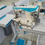 JACK BRAND K5-D-01GB*356 INDUSTRIAL SEWING MACHINE COMPLETE SET POWEWR SAVING CYLINDER BED INTERLOCK SEWING MACHINE