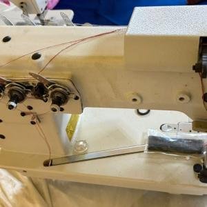 MAQI LS 3830 THREE NEEDLE INDUSTRIAL SEWING MACHINE WITH COMPELETE SET