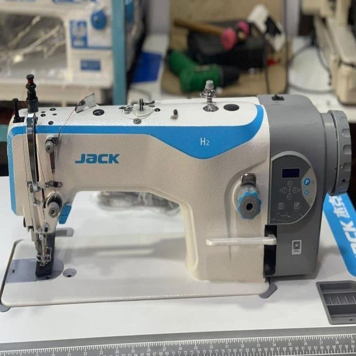 JACK H2 DOUBLE PRESSURE SINGLE NEEDLE LOCKSTITCH INDUSTRIAL SEWING MACHINE WITH COMPELETE SET39