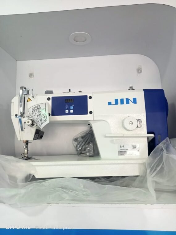 JIN L-1 BA-F SINGLE NEEDLE LOCKSTICH INDUSTRIAL SEWING MACHINE WITH COMPELETE SET - Image 5